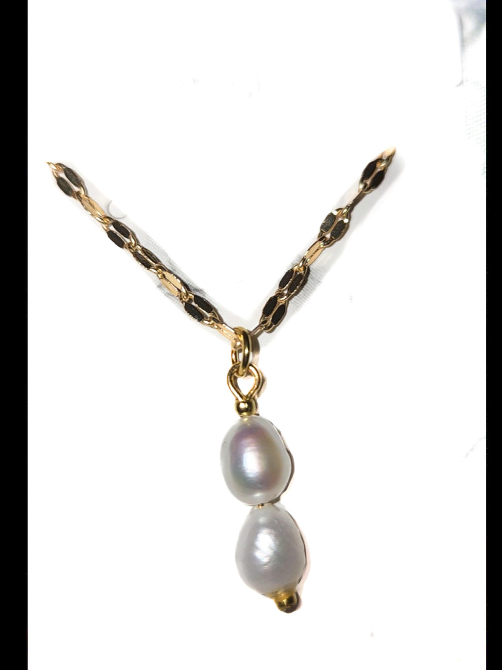 Hand Crafted White Freshwater Pearl Necklace